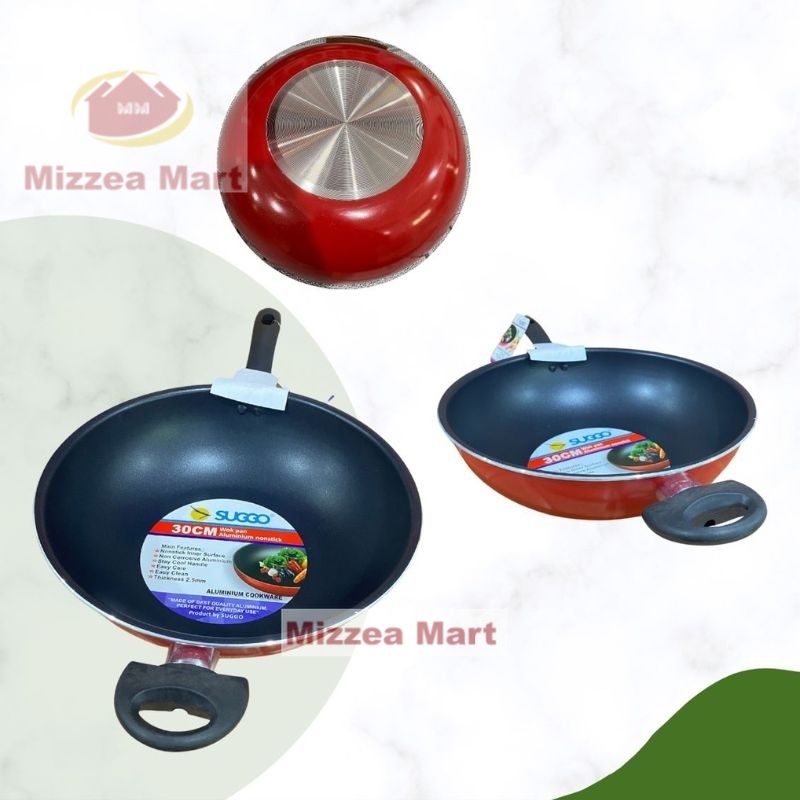 MizzeaMart Wok Pan Suggo 30cm