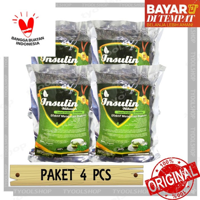 

[ PAKET 4 pcs ] Teh DAUN INSULIN efektif atasi Diabetes