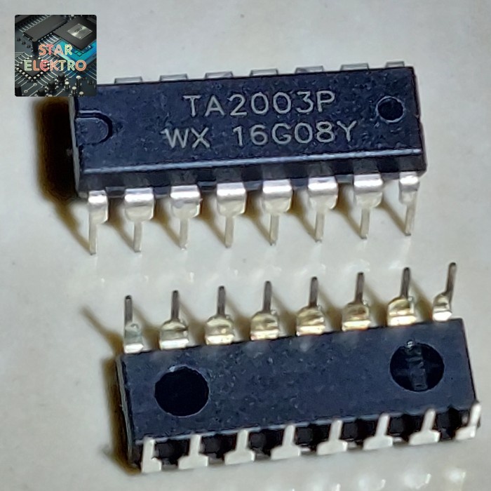 2 Buah 2Pcs TA2003P Dip-16 TA2003 P TA 2003 TA2003F IC Radio AM IFT FM Detector
