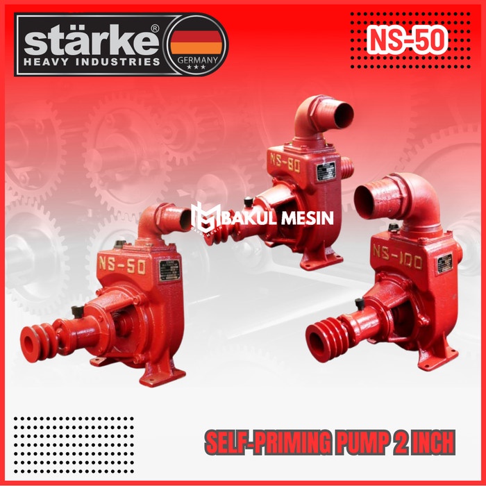 STARKE NS50 NS80 NS 100 Pompa Air Irigasi SELF PRIMING PUMP