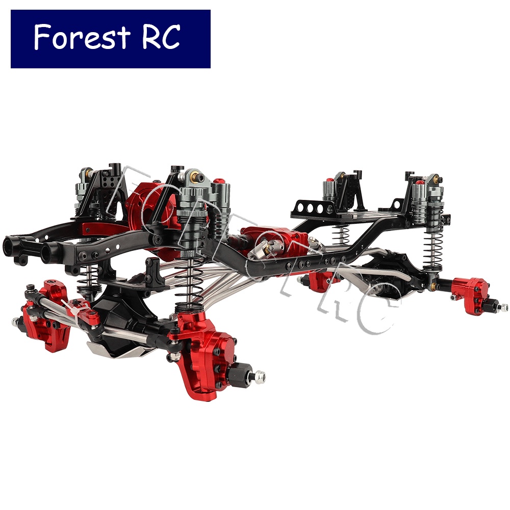 1/10 SCX10 II All-Metal Chassis Frame Remote Control Car Model Simulation Climbing Upgrade Car Refit