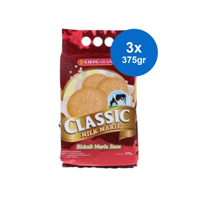 

Khong Guan Marie Susu Classic 375gr x 3