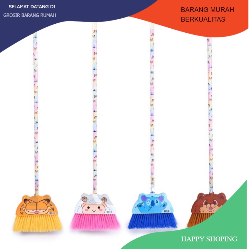 SAPU LANTAI KARAKTER SAPU NILON BROOM