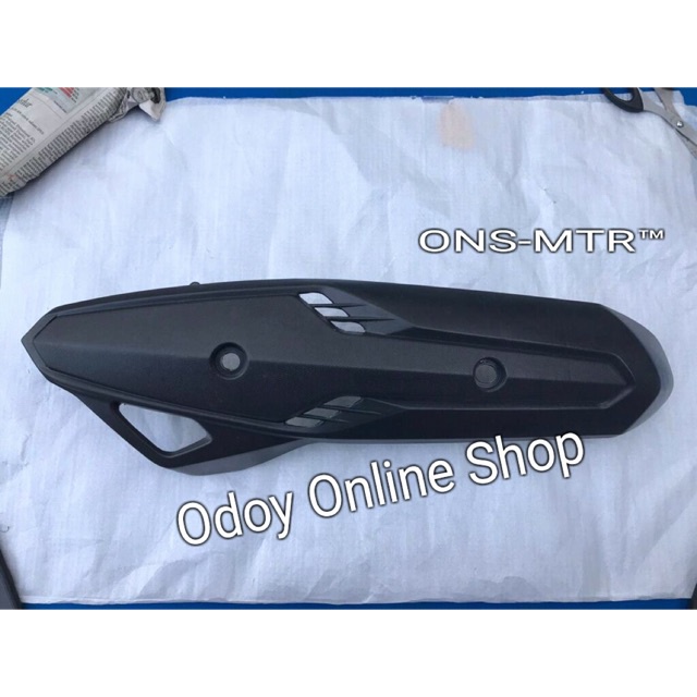 Cover tebeng pelindung tameng tutup knalpot Vario techno 125 fi old 2012 - 2014