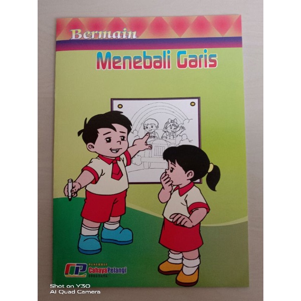 Buku Menebali Garis / Menarik Garis Paud dan TK