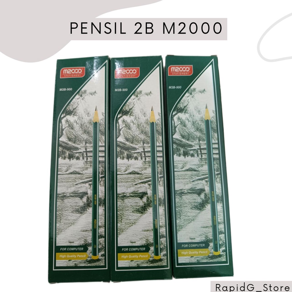 

Pensil Tulis Kayu 2B Lusinan Isi 12 Pcs 1 Pack Bentuk Hexagonal For Computer