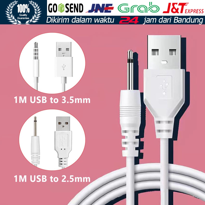 Kabel Audio Aux 2.5MM/3.5MM To Usb Female