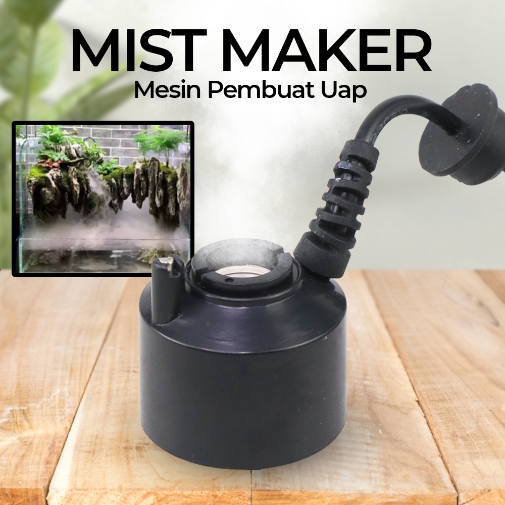 Alat Pembuat Uap Kabut Mesin Embun Asap Kolam Aquarium Akuarium Taman Aromaterapi Ultrasonic Mist Ma
