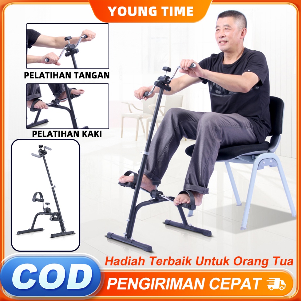 Sepeda Statis-Olahraga Gym Fitness / Terapi Kaki dan Tangan Penderita Stroke Peralatan olah raga/per