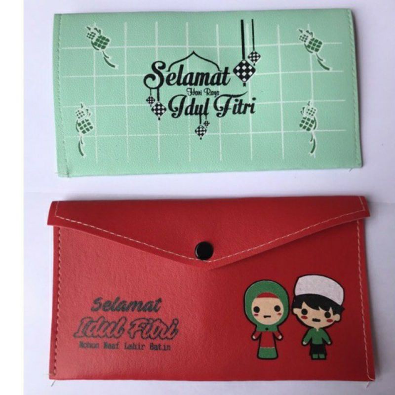 

Dompet Printing Kancing Lebaran Ecer dan Grosir / Botega Angpo ketupat