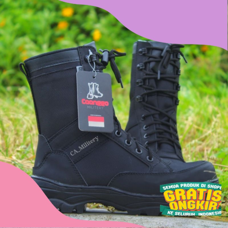 sepatu pdl tni ad jatah original caanggo militery model weba terbaru 2021 safety boots/ pdf tni polr