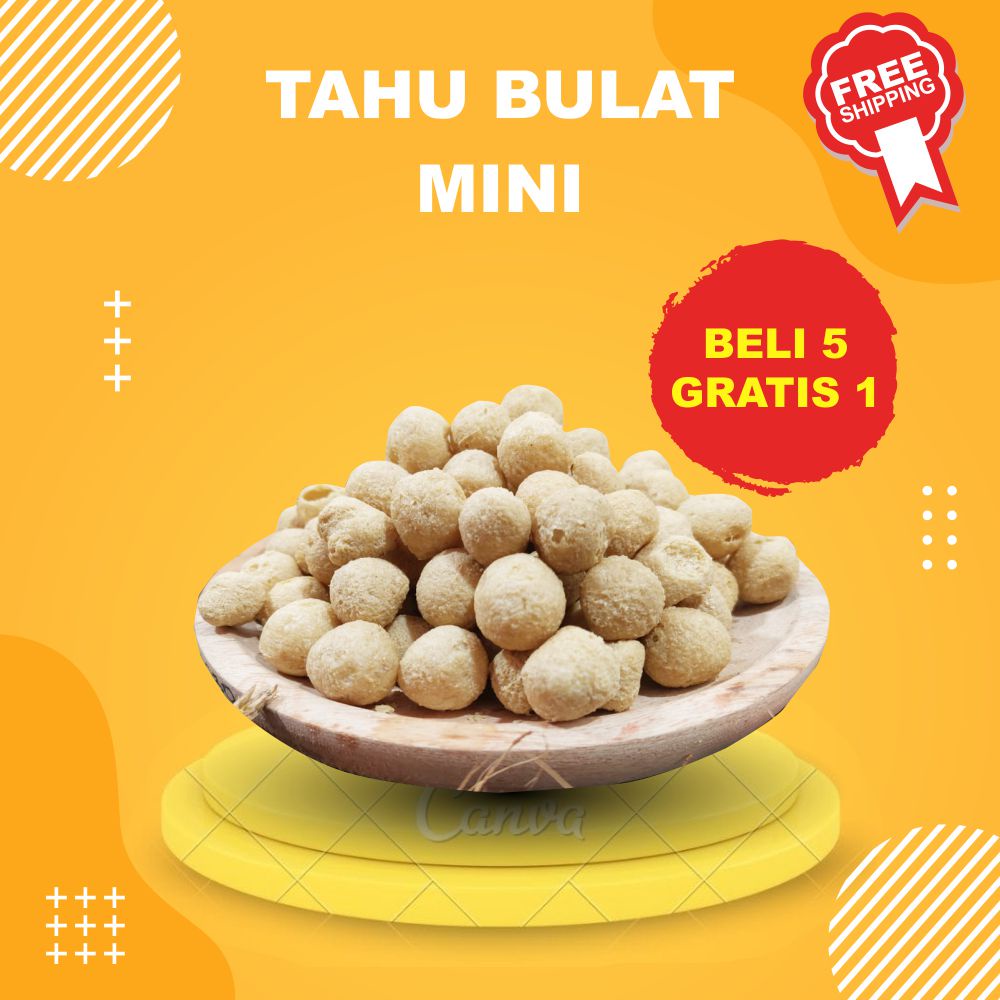 

Snack Tahu bulat mini / Keripik tahu kering / Tahu Bulat Mini Kering / netto 250gram