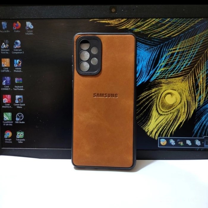 CASE SAMSUNG GALAXY A32 5G SOFTCASE LEATHER PREMIUM CASING COVER KULIT