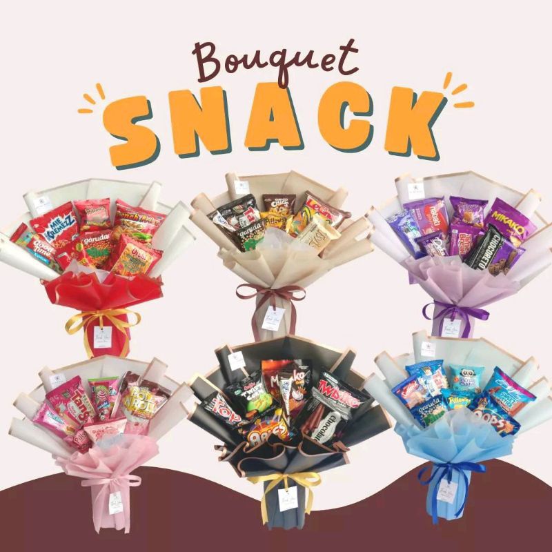 

READY Snack Bouquet | Buket Snack | Buket Makanan | Bucket snack
