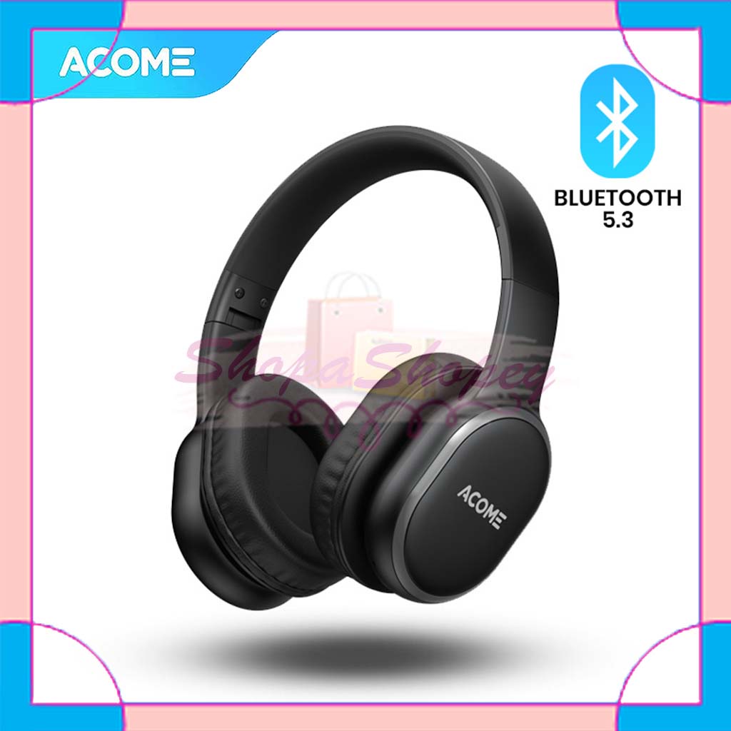 ACOME H2 Over-ear Bluetooth Headphone Wireless Dual EQ Mode BT 5.3 - Garansi Resmi 1 Tahun