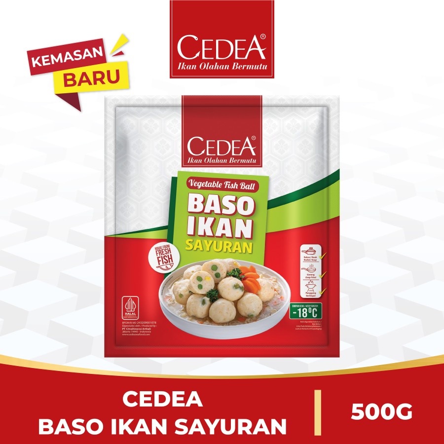 

Cedea Baso Ikan Sayuran 500gr