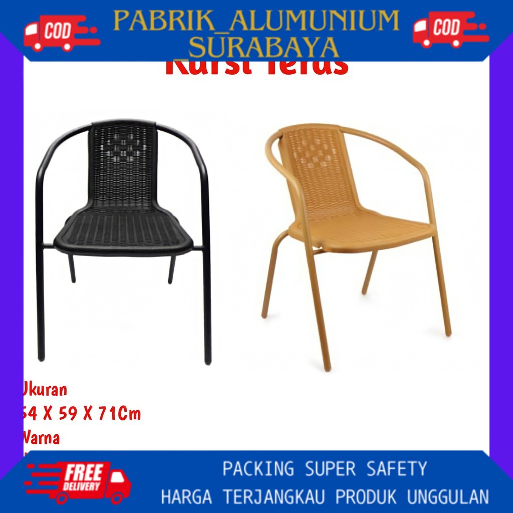 Kursi Teras Outdoor/Kursi Taman/Kursi Modern/Kursi/Kursi Outdoor/Kursi Teras