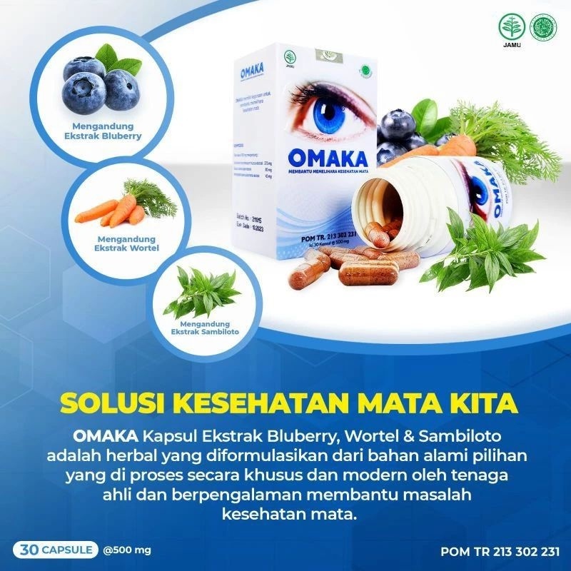 OMAKA BPOM ORIGINAL HERBAL OBAT MATA MINUS KATARAK RABUN