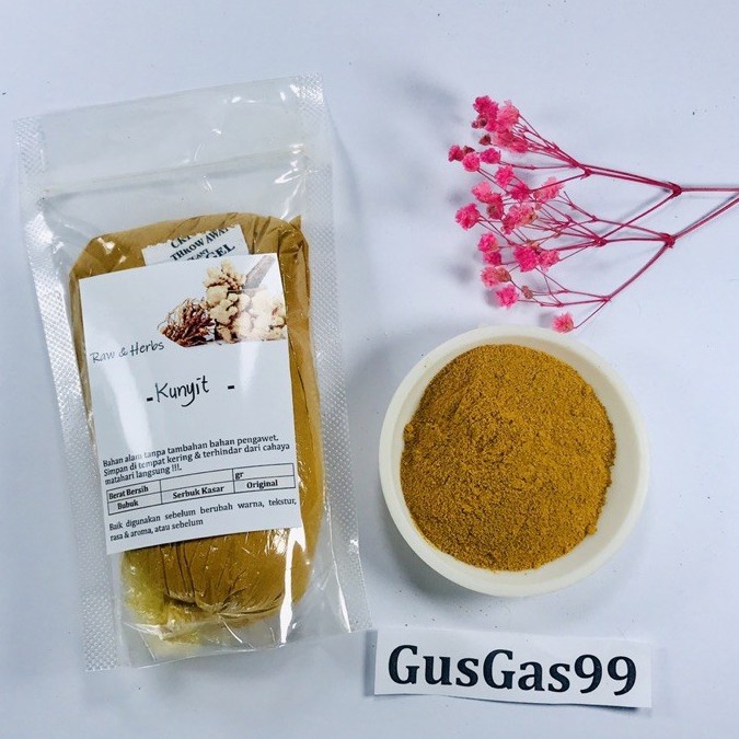 

(100g) Bubuk Temulawak Kunyit Putih Turmeric Powder Curcuma Powder Herbal Tradisional MURNI JSR