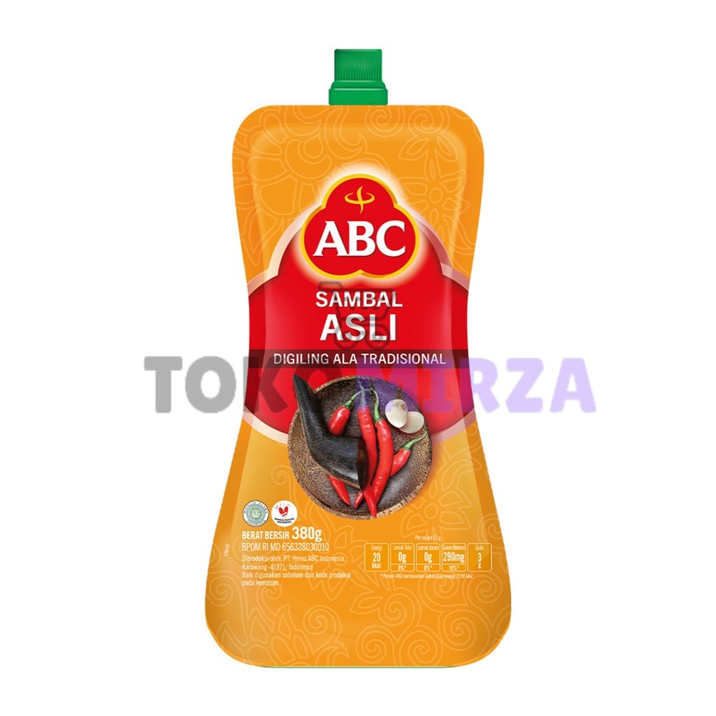 

ABC Saus Sambal Asli 380 g ( 1 KARTON )