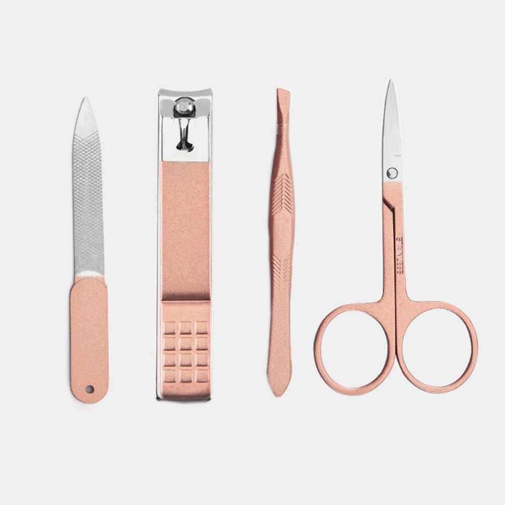 ‼️COD‼️ LCKMNOFCLSTR AT FASHION Nail Art Set Gunting Kuku Manicure Pedicure 4 PCS - MGJ2-18 ‼️COD‼️