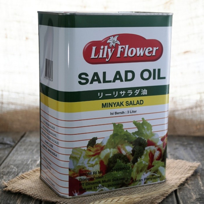 

Lily Flower Salad Oil Kaleng 3 Liter