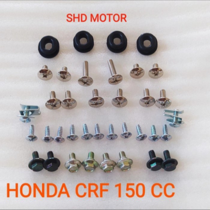 Baut Fullset Full Body Bodi CRF 150cc baut motor lengkap