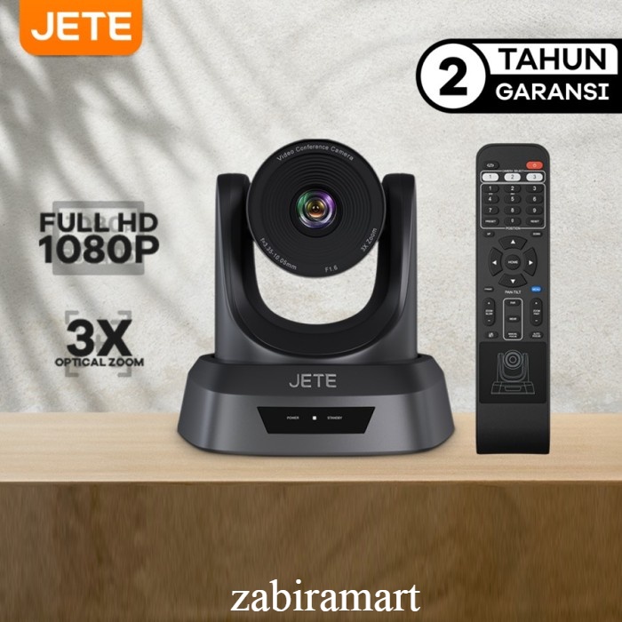 JETE PTZ Video Conference I Conference Camera 3x Zoom- (Garansi 2 Tahun - PTZ Only)