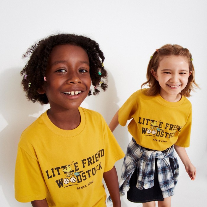 UNIQLO KIDS UT Peanuts Lengan Pendek 455018 Anak