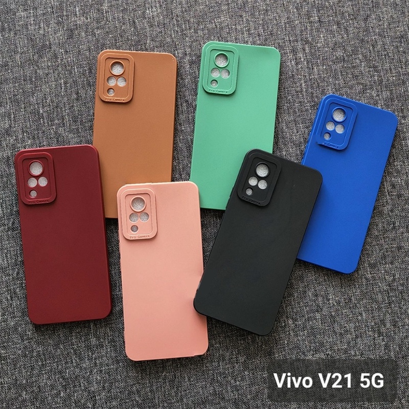 Softcase VIVO V21 VIVO V21 4G VIVO V21 5G VIVO V21E VIVO V25 5G VIVO V25E Case 3D Pro Camera Gel Sil
