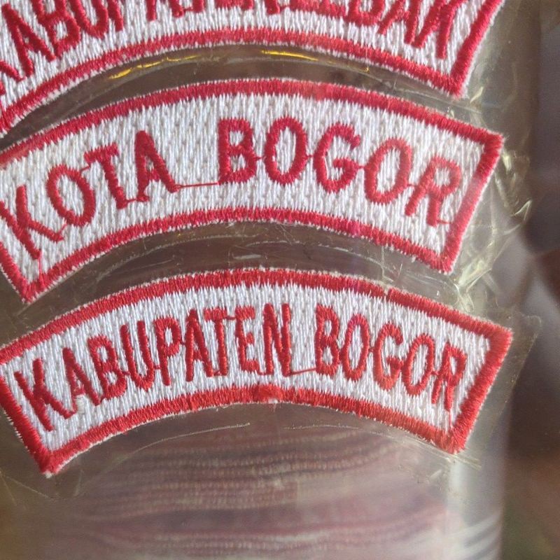 Bordir bordir lokasi Pramuka Jakarta timur kota Bogor, kabupaten Bogor, Indramayu, kwartir daerah Bo