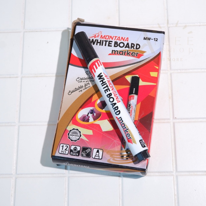 

Spidol WHITEBOARD Montana MW-12 / MW 12 / Bisa dihapus / Non Permanen