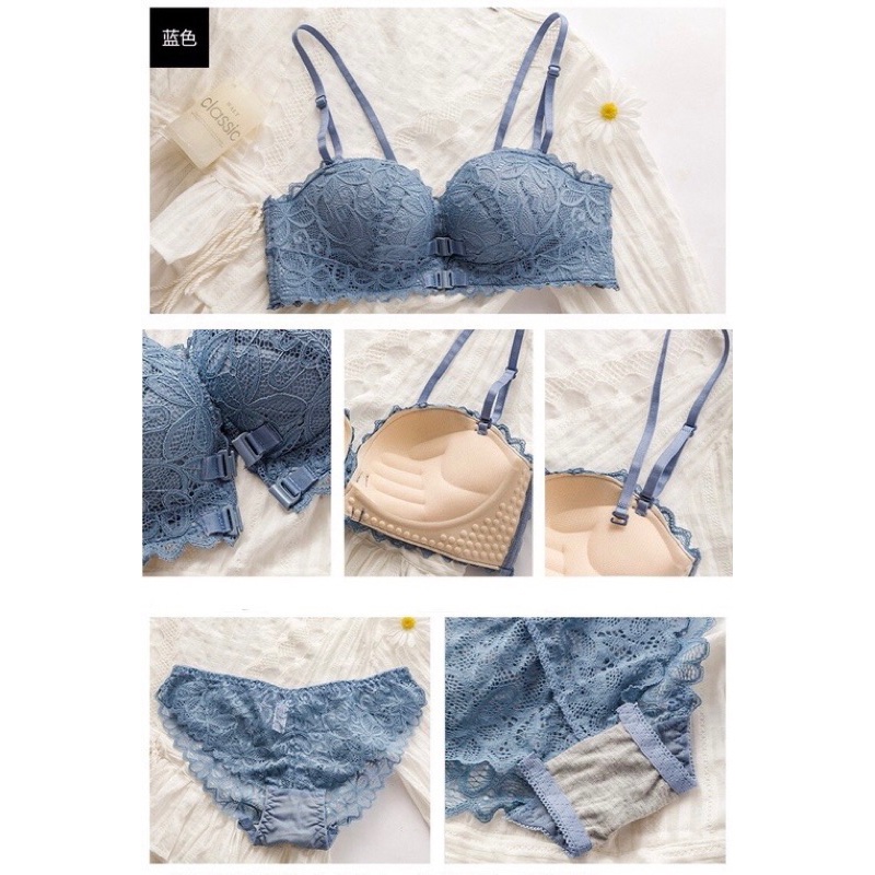 Bra Kancing Depan Bra Push Up Tanpa Kawat Bra Kait Depan