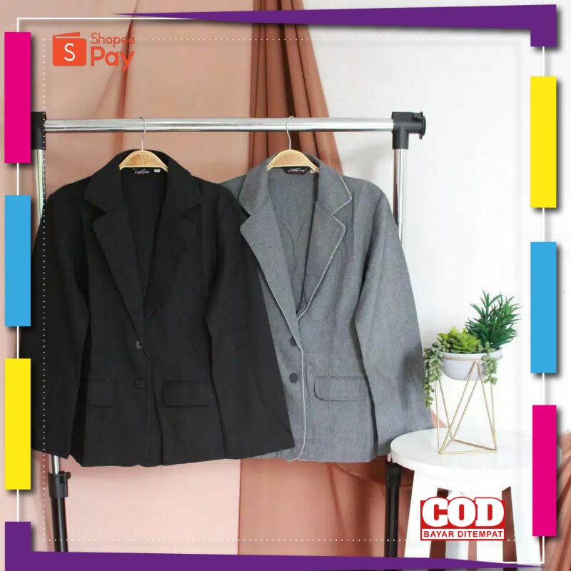 PREMIUM KOREAN STYLE / BLAZER KANTOR | JAS KANTOR WANITA JUMBO & STANDAR