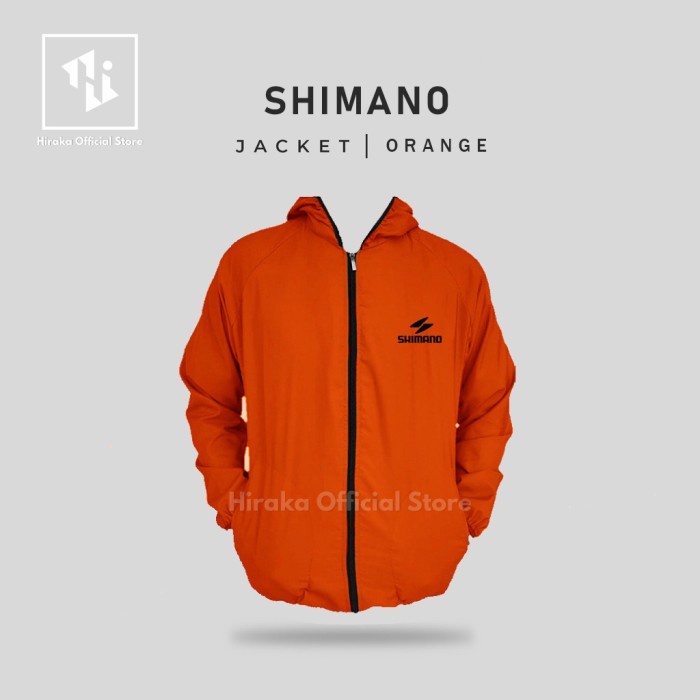 ✨LARIS✨ -Jacket Sport Running Jaket Jogging Parasut Outer Olahraga Pria Wanita - Orange, M