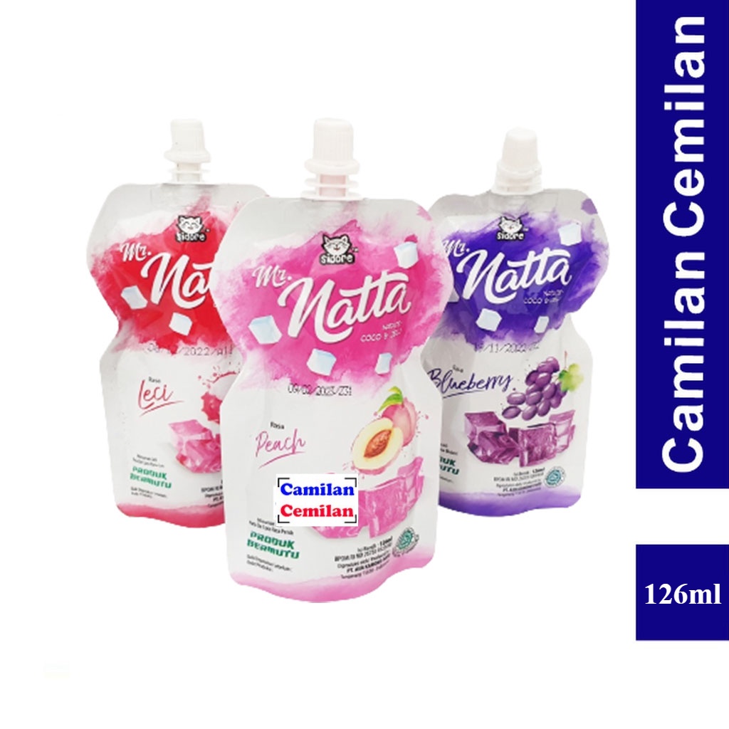 

Sidore Mr Natta Nata De Coco Jelly 126 ml