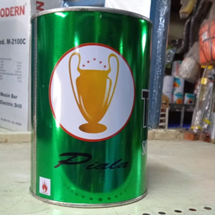 Tiner Piala Thinner Super Gloss Pengencer Duco Kaleng 1 Liter