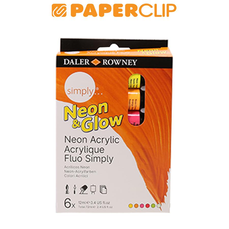 

ACRYLIC COLOR SIMPLY 126500306 6C NEON & GLOW