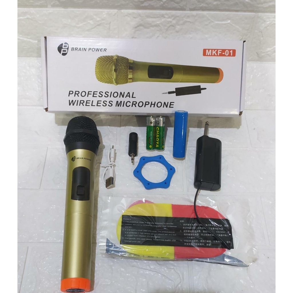Mic Karaoke Wireless Single MKF-01 *