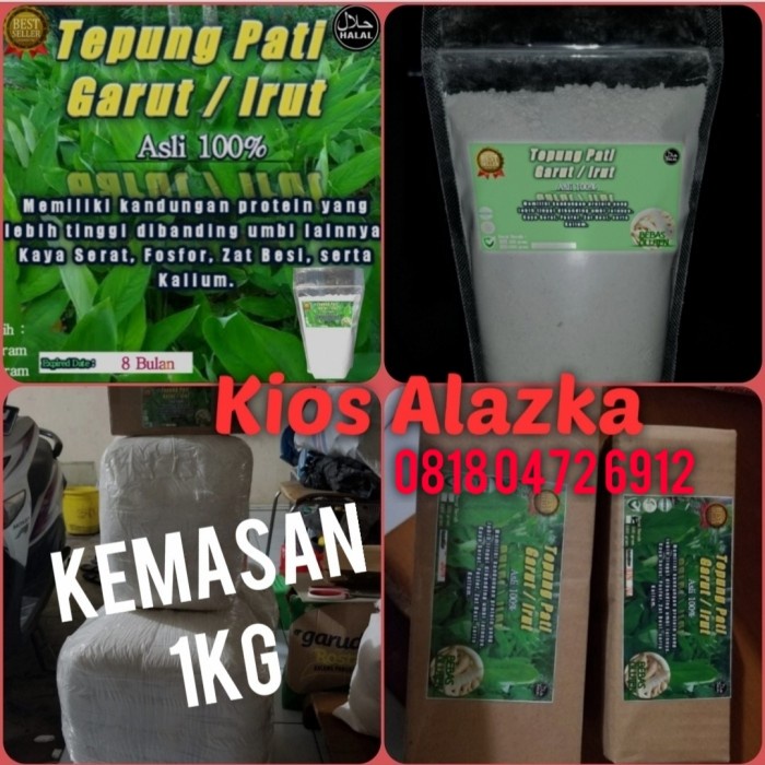 

[Big Sale] Tepung Pati Garut Organik ( ARROWROOT POWDER ) 1 Kg / 1000gr