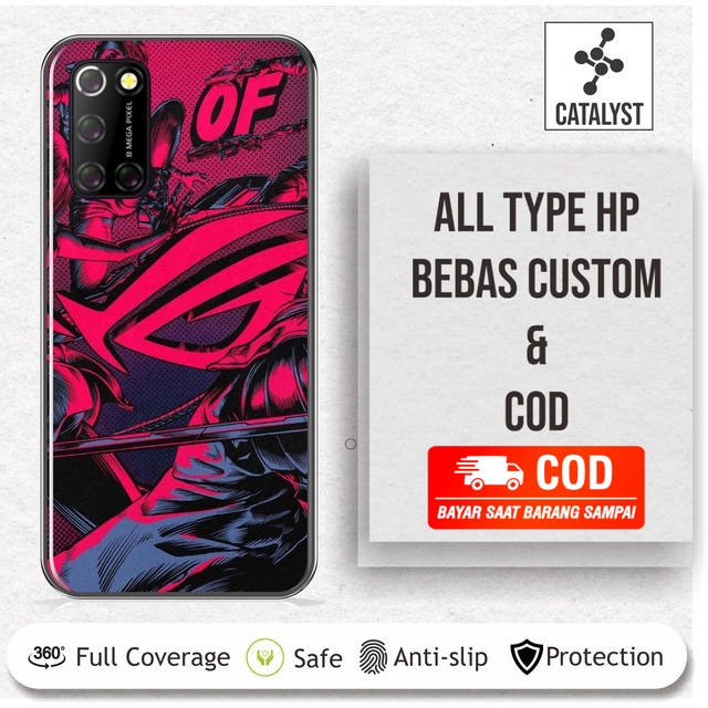 Garskin Skin MAXTRON S11 ROG PHONE ILLUSTRATOR BISA CUSTOM