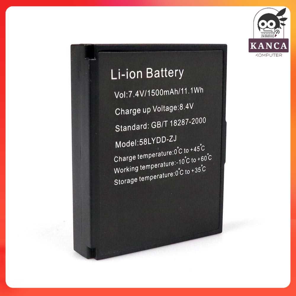 Baterai Printer Zjiang Mini Bluetooth Thermal 5805/5802/5807 - 58LYDD-ZJ