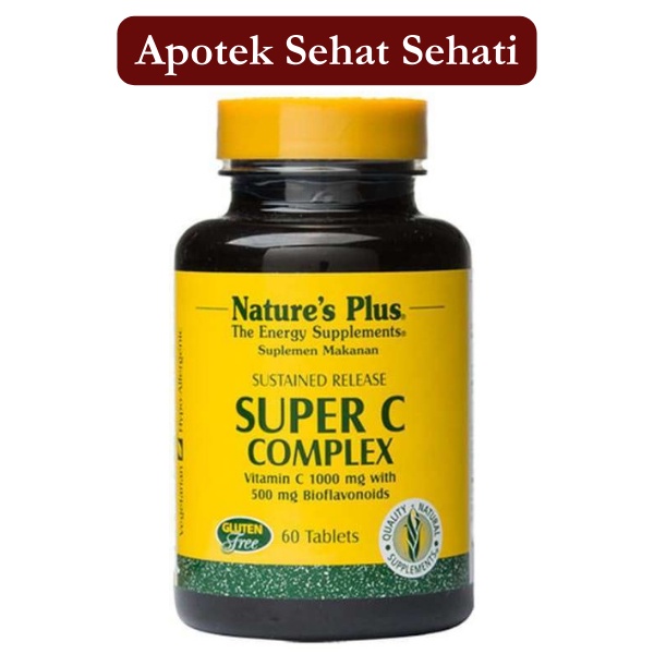 Super-C complex 60 Tablet Membantu Pembentukan Kolagen.