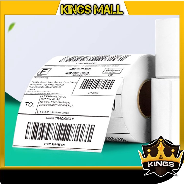 

KINGS - 6142 Label Stiker Resi / Label Stiker Isi 500 Lembar / Kertas Resi Rekat Isi 500 Lembar / Kertas Stiker Resi / Stiker Resi