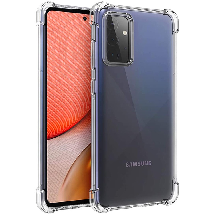 EllaStuff Bisa COD CASE Samsung A72 Case Softcase Anti Crack Bening Case Casing Samsung A72