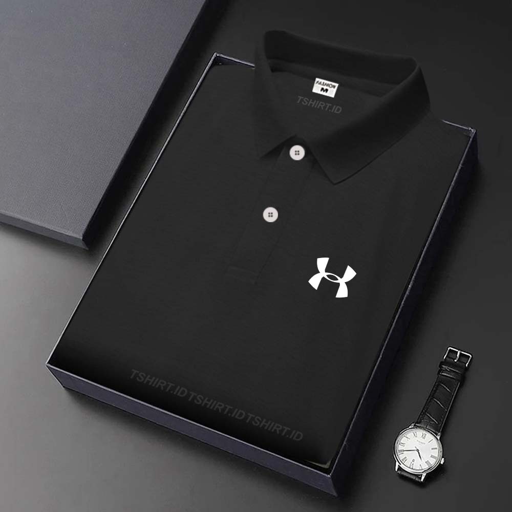 Bisa Cod  Polo Shirt Motif Under/ Polo Shirt Pria / Kaos Kerah Pria / Kaos Polo / Tshirt Pria | Puti