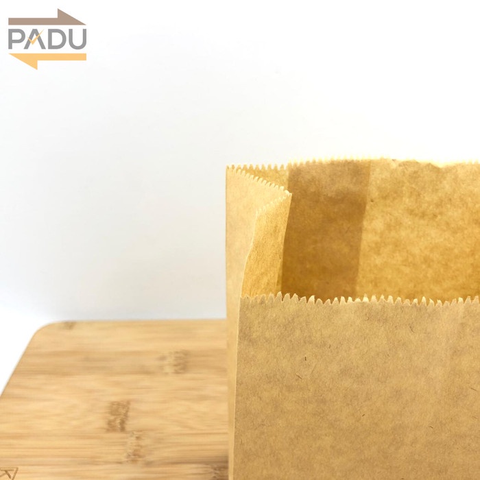 

Paper Bag / Kantong Kertas S+ - Kantong Roti / Fried Chicken / Snack - Cokelat