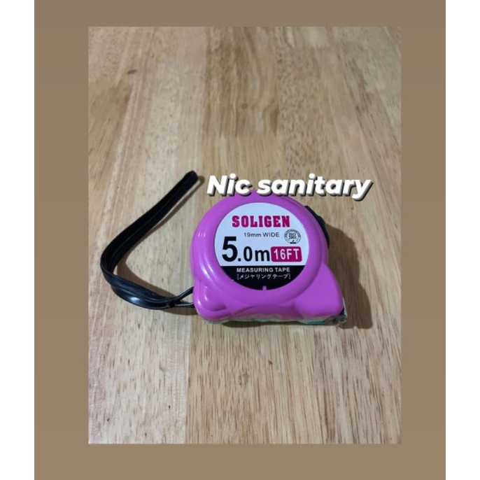 Meteran soligen 5M / meteran tukang / meteran bagus SOLIGEN