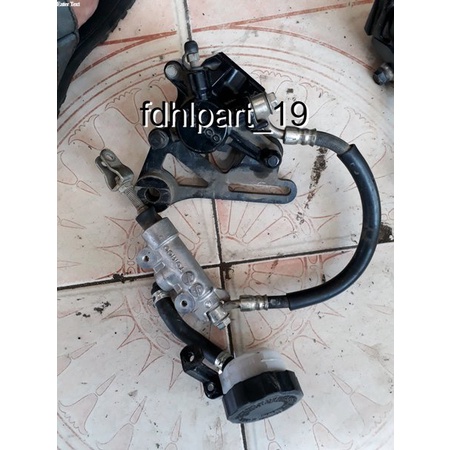 CAKRAM MASTER KALIPER KEPALA BABI REM BELAKANG SATRIA FU 150 INJEKSI FUFI ORIGINAL