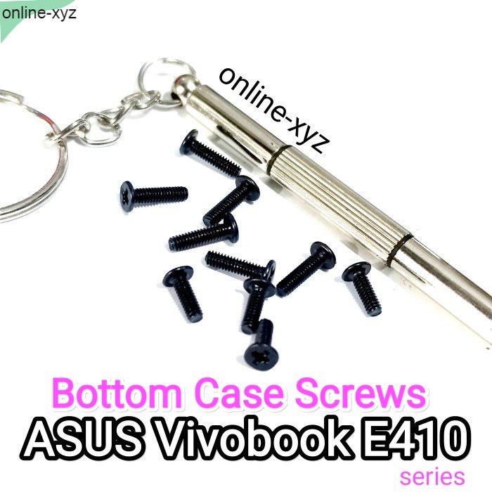 baut mur sekrup casing ASUS E410 L410 E410M E410MA L410M L410MA L410K L410KA E410K E410MA E410KA Viv